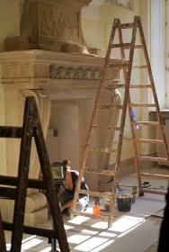Conservation work made by Fronton sc company in the building of Warsaw University Museum